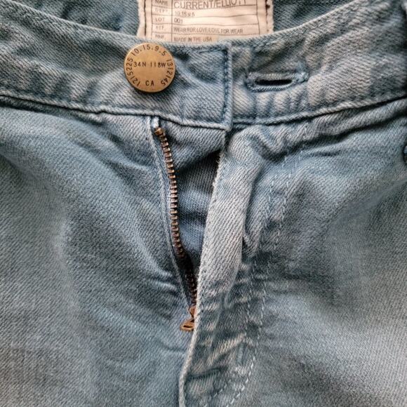 Current/Elliot Cutoff Denim Jean Shorts - Picture 12 of 14
